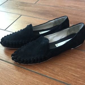 Black Suede Flats